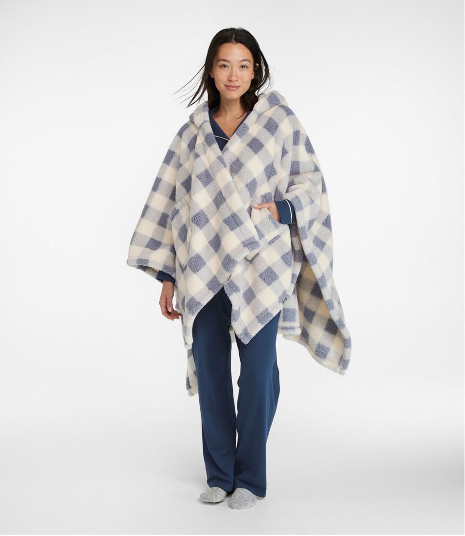 Cozy Sherpa Wearable Throw, Plaid - Image 2