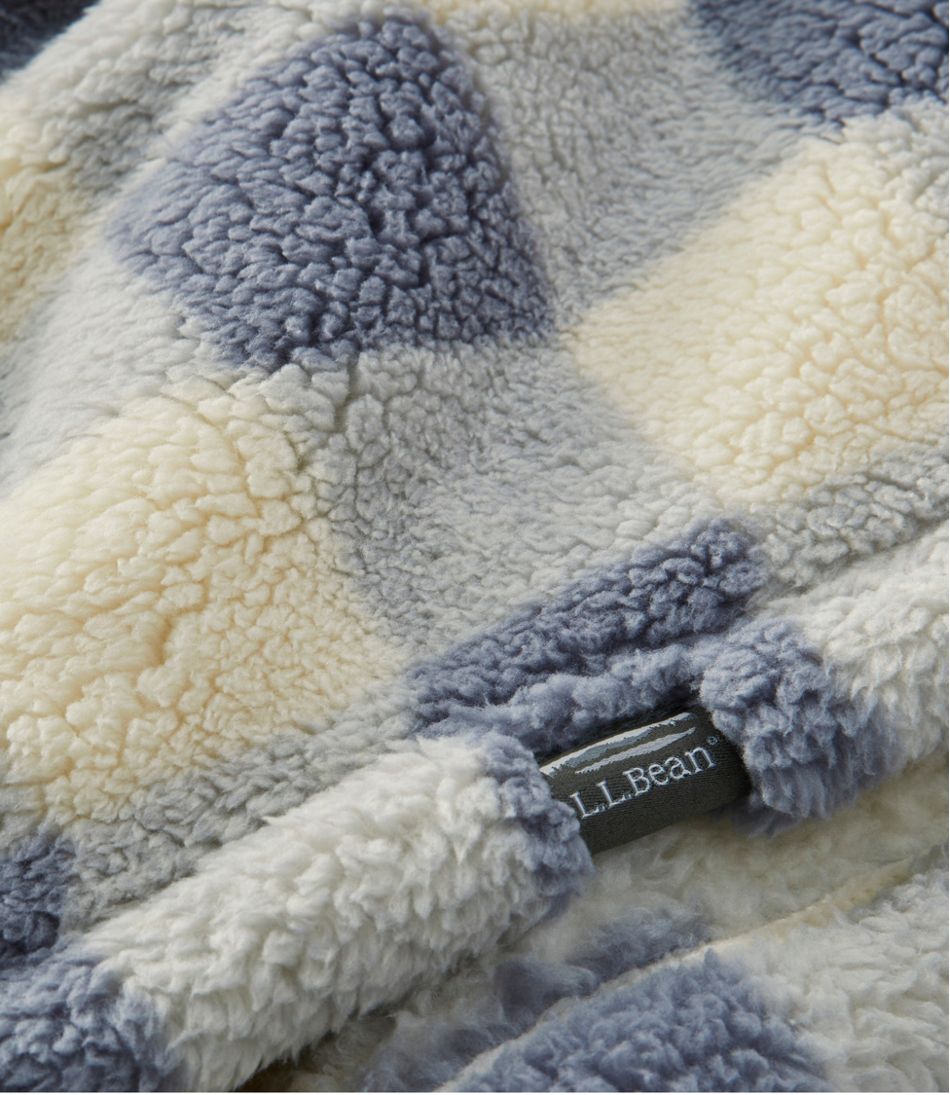 Cozy Sherpa Wearable Throw, Plaid - Image 4
