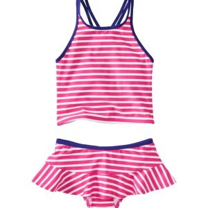 Girls' Watersports Swimwear, Tankini Skirt Set