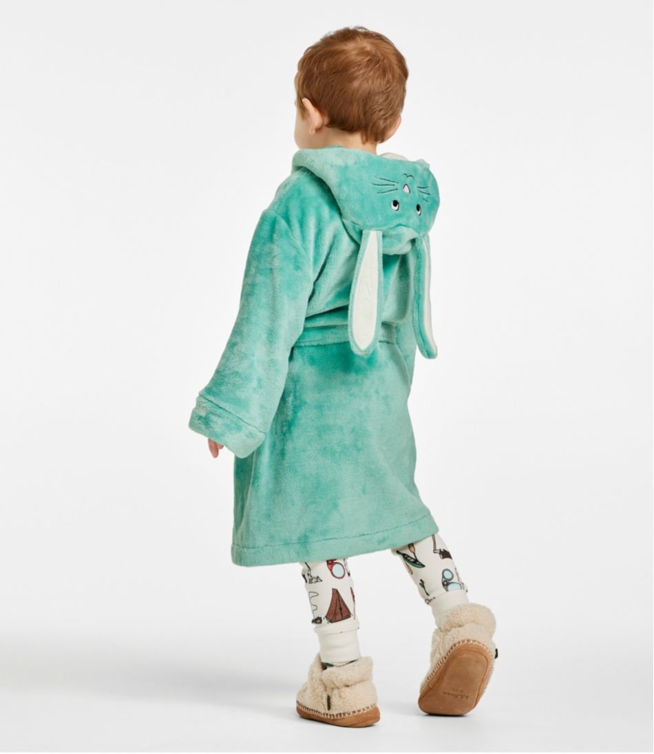 Toddlers' Cozy Animal Robe, Hooded - Image 3