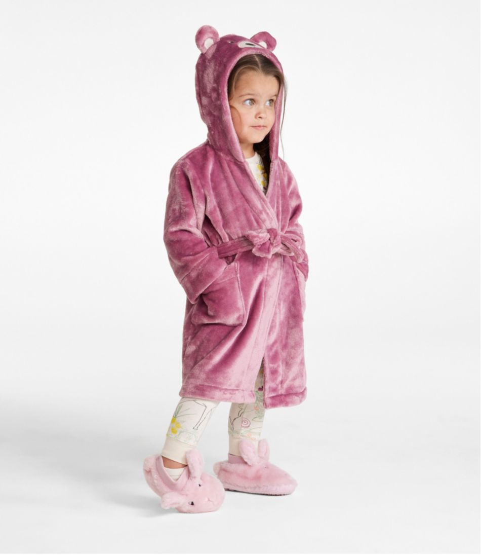 Toddlers' Cozy Animal Robe, Hooded - Image 4