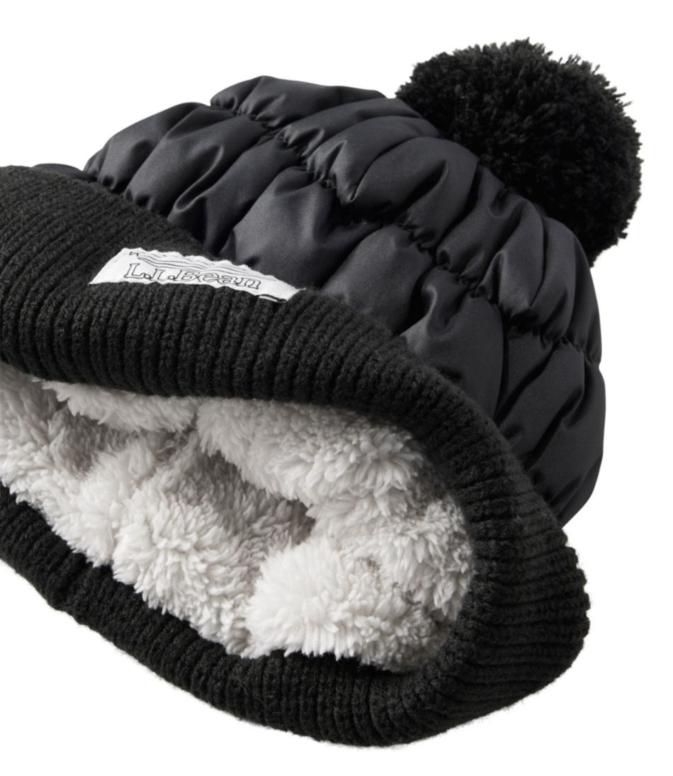 Kids' Puffer Pom Beanie - Image 2