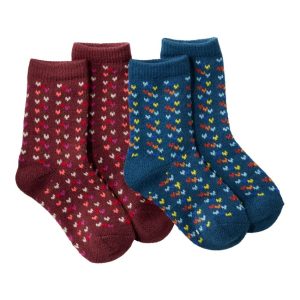 Kids' Sweater Weather Socks, 2-Pack