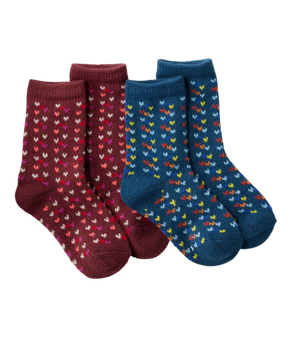 Kids' Sweater Weather Socks, 2-Pack