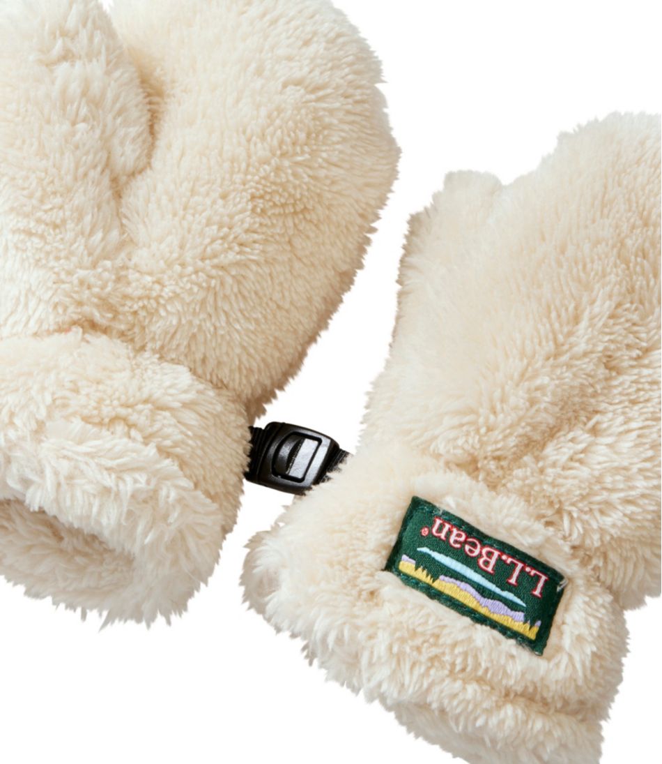 Toddlers' Hi-Pile Hat and Mitten Set - Image 4