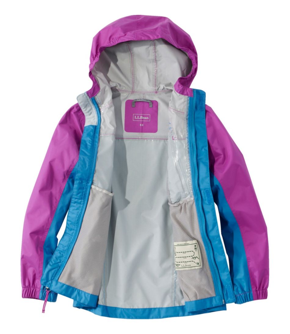 Kids' Trail Model Rain Jacket, Colorblock - Image 5