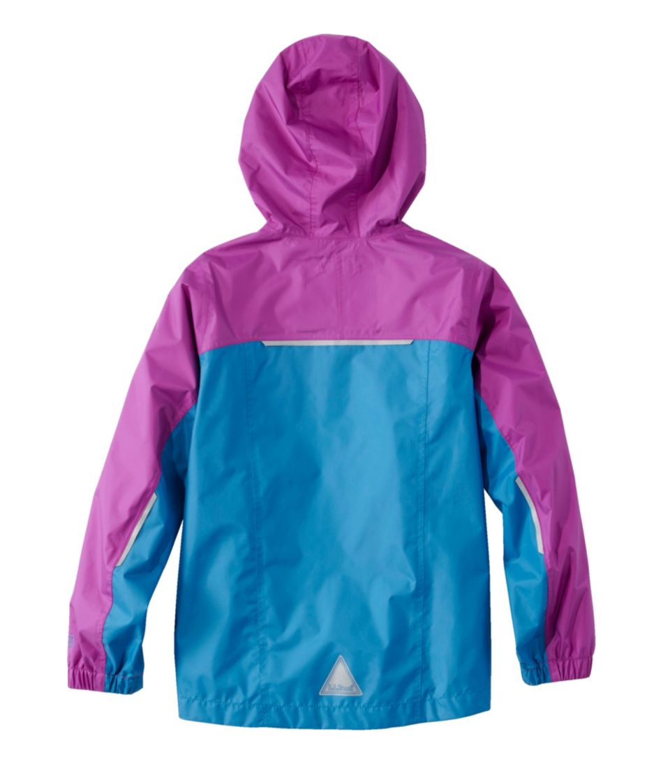 Kids' Trail Model Rain Jacket, Colorblock - Image 6