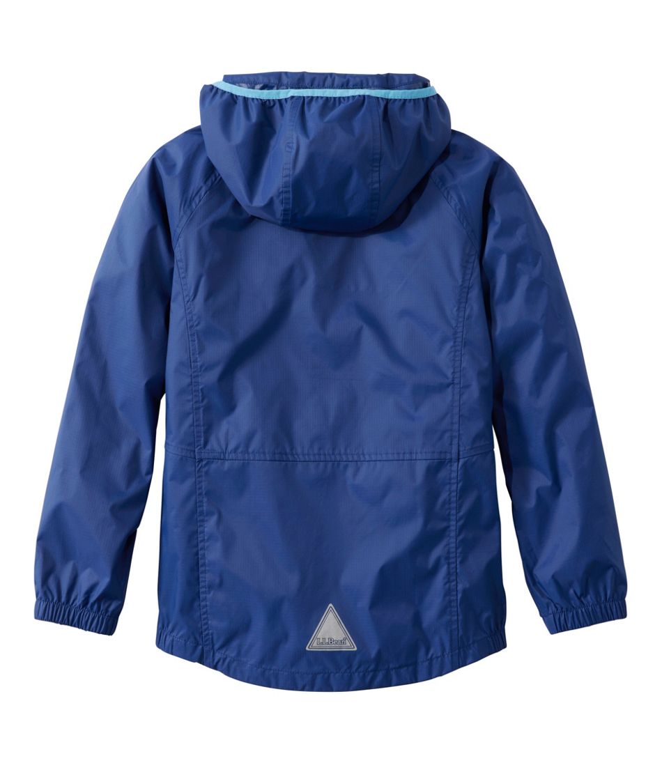 Kids' Wind and Rain Jacket, Reflective Zipper - Image 5