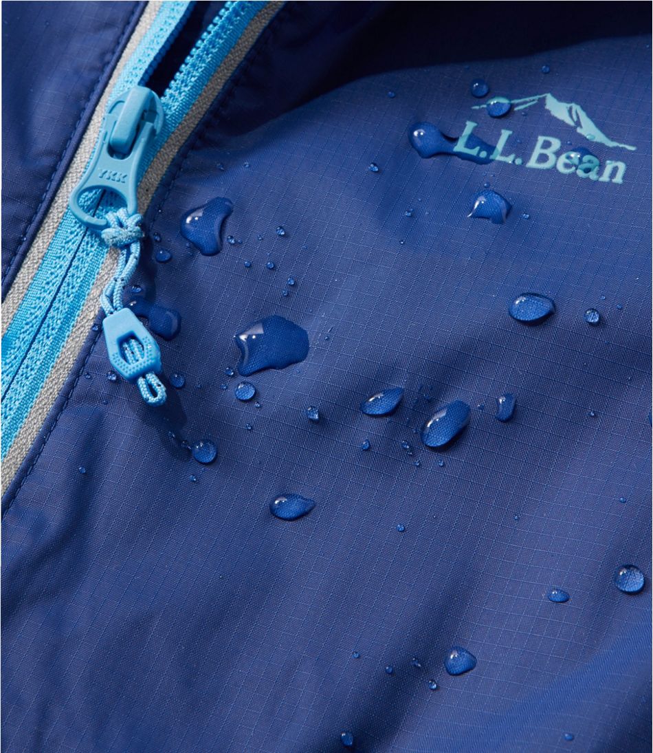 Kids' Wind and Rain Jacket, Reflective Zipper - Image 9