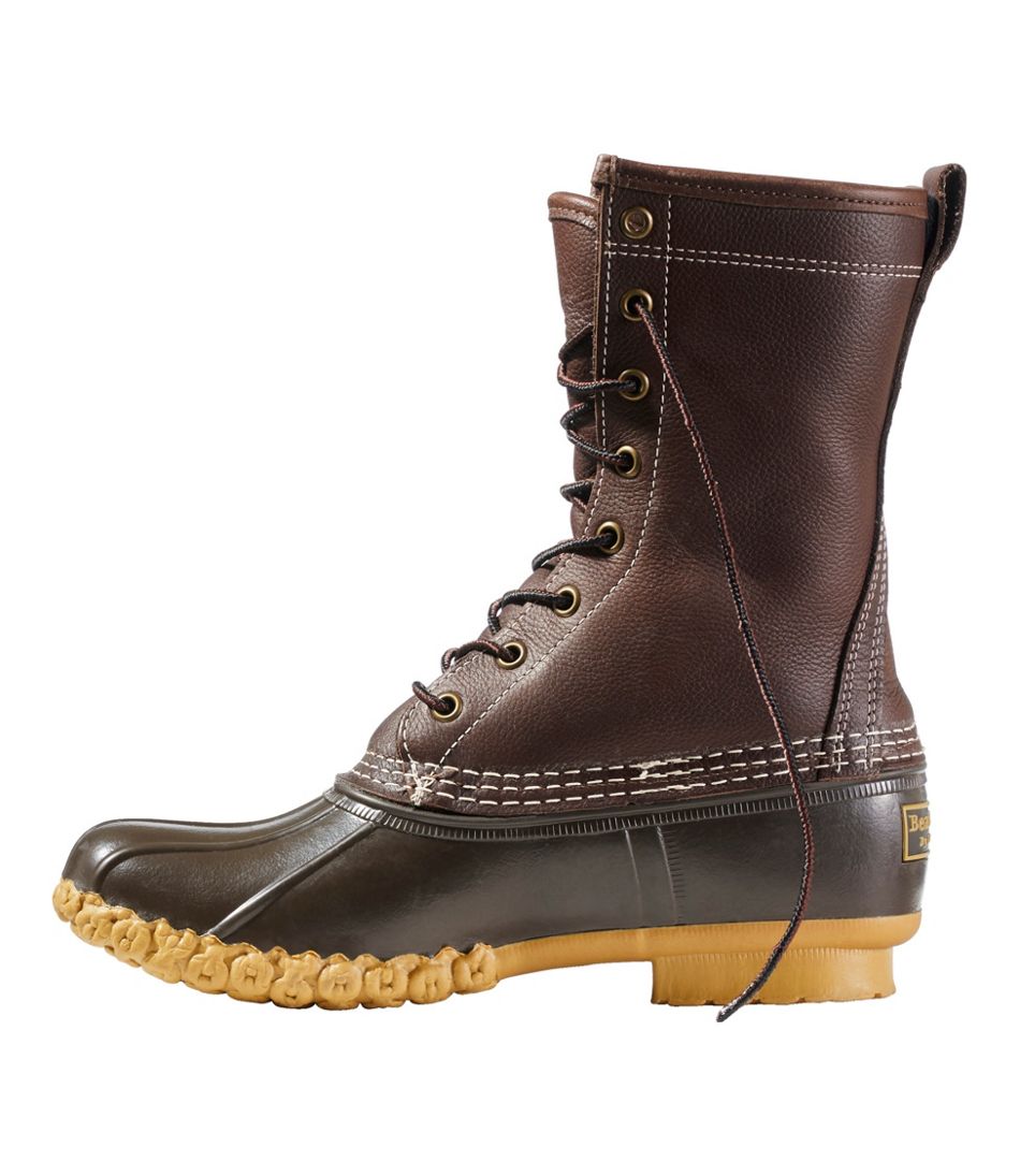 Women's Shearling Lined Bean Boots, 10 Inch - Image 2