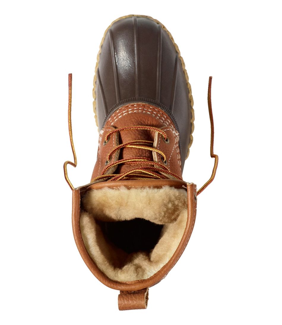 Women's Bean Boots, 8" Shearling-Lined Insulated - Image 4