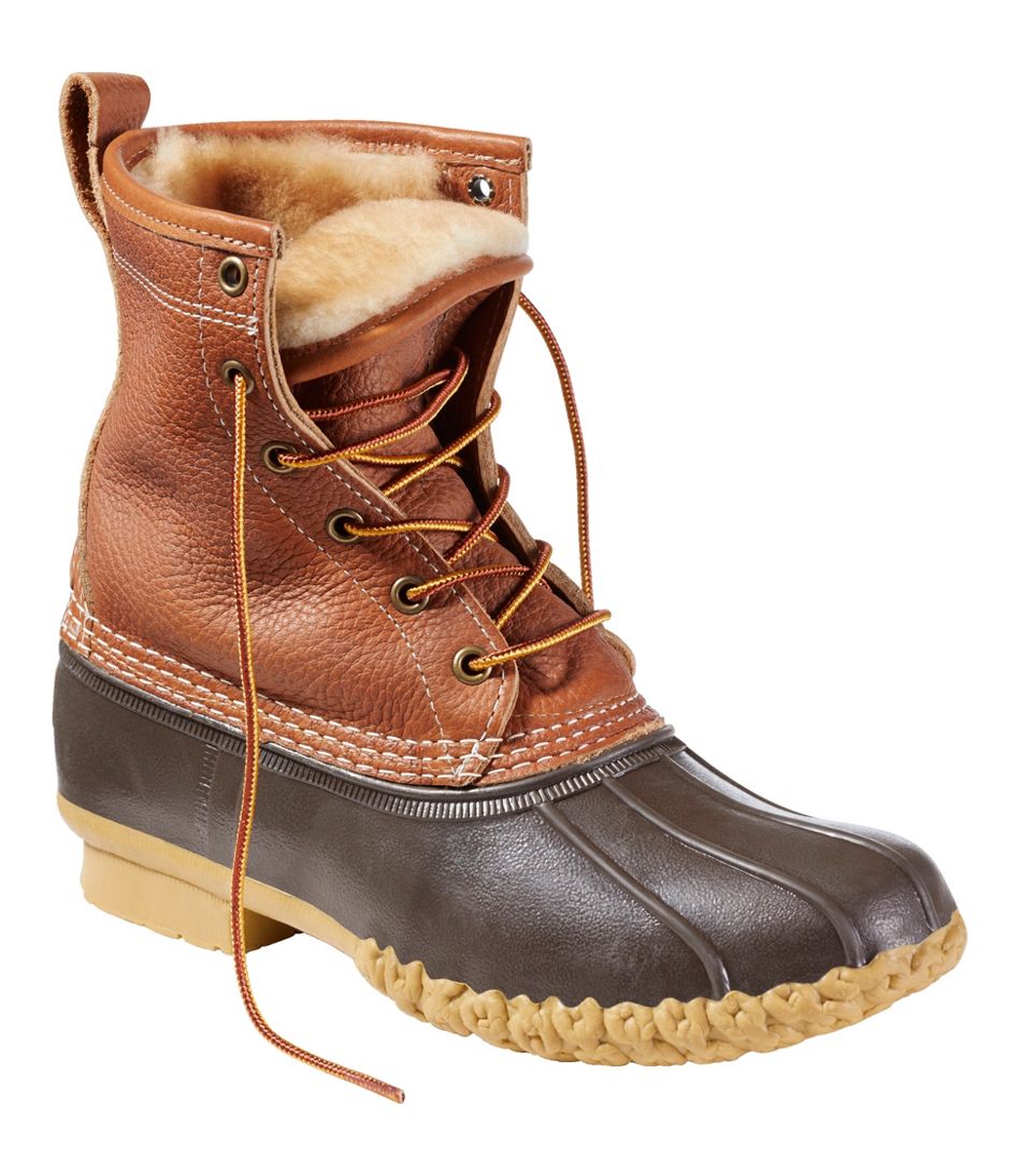 Women's Bean Boots, 8" Shearling-Lined Insulated - Image 6