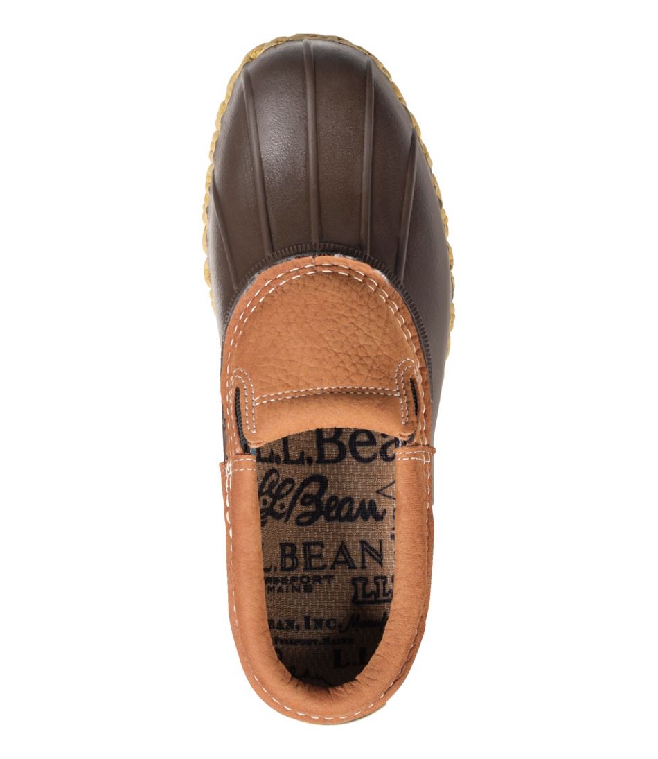 Men's Bean Boots, Slip-On Rubber Mocs - Image 4