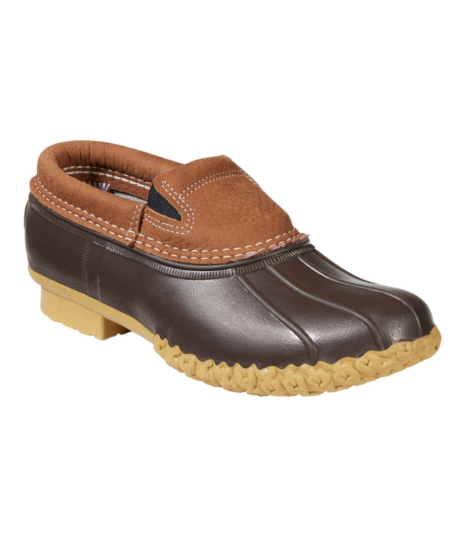 Men's Bean Boots, Slip-On Rubber Mocs - Image 6