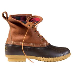 Men's Bean Boots 8", Flannel-Lined Insulated