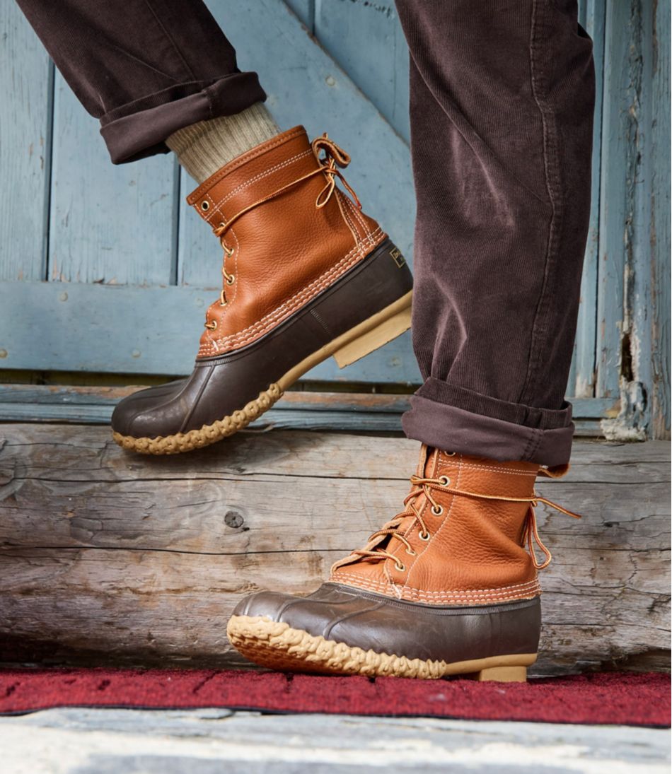 Men's Bean Boots 8", Flannel-Lined Insulated - Image 7