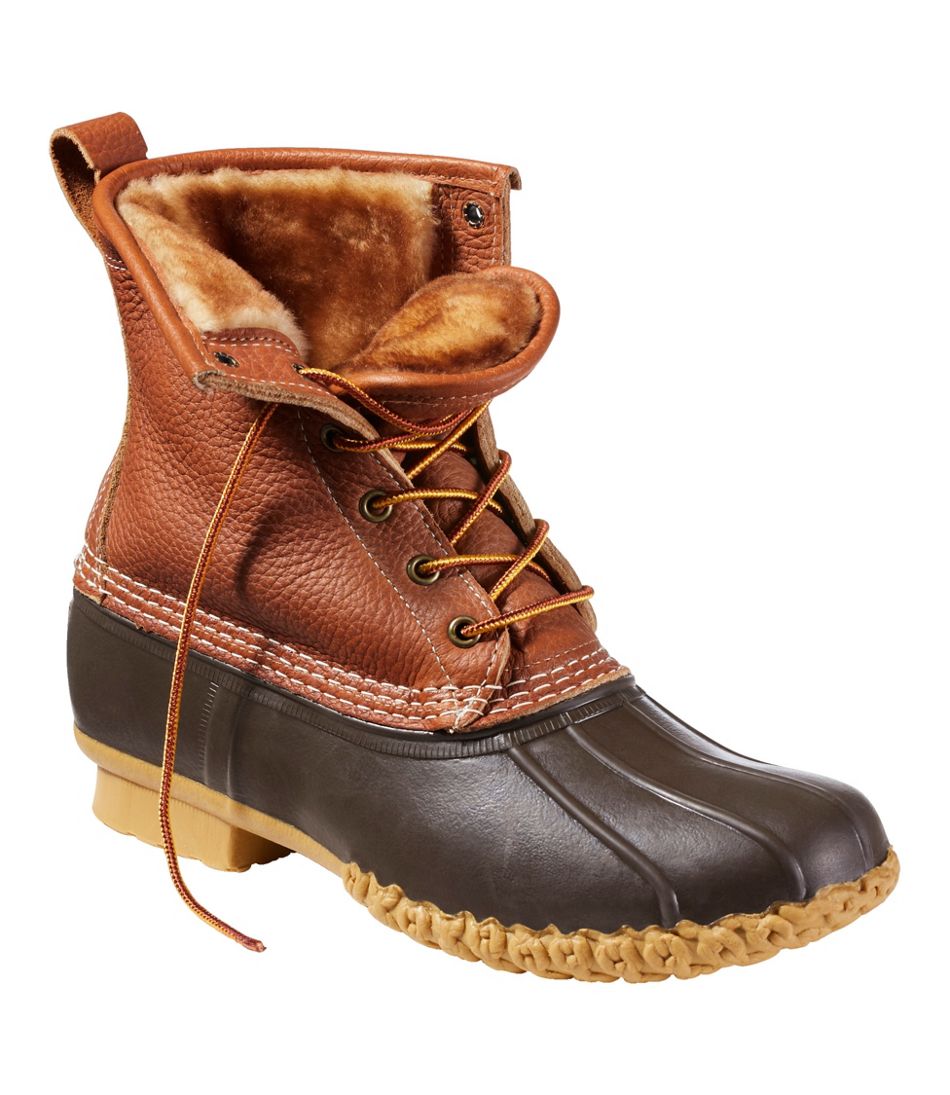 Men's Bean Boots, 8" Shearling-Lined Insulated - Image 6