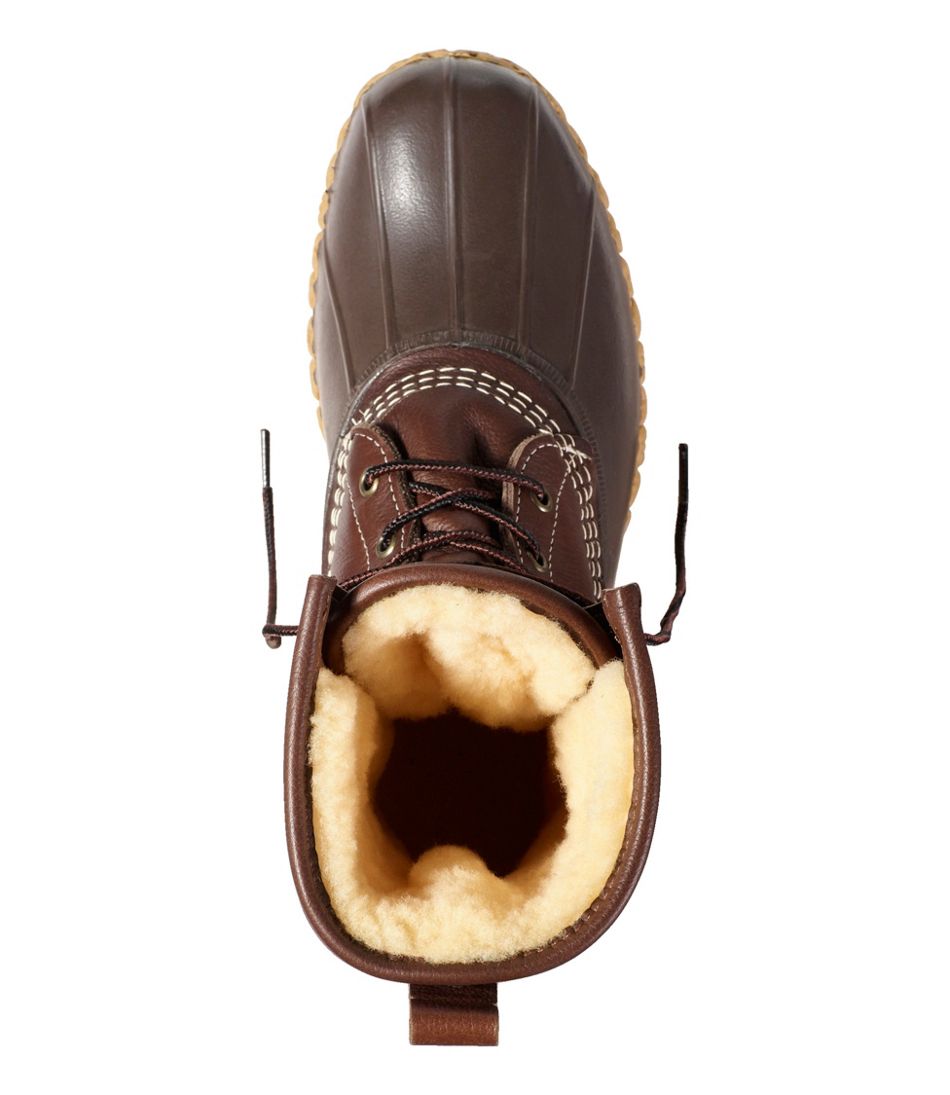 Men's Bean Boots, 10" Shearling-Lined - Image 4