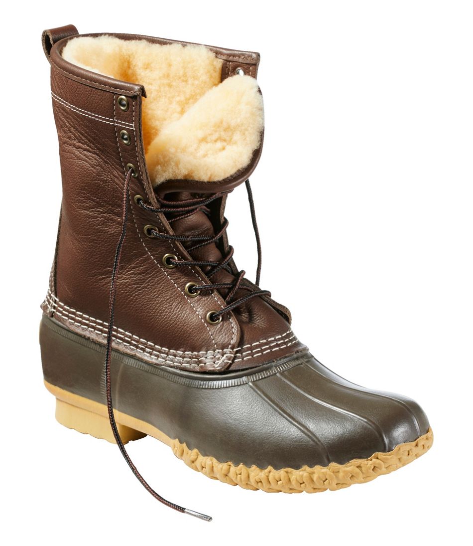 Men's Bean Boots, 10" Shearling-Lined - Image 6