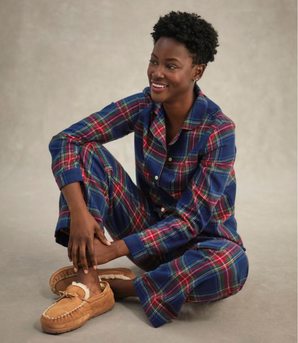 Women's Scotch Plaid Flannel Pajamas - Image 11