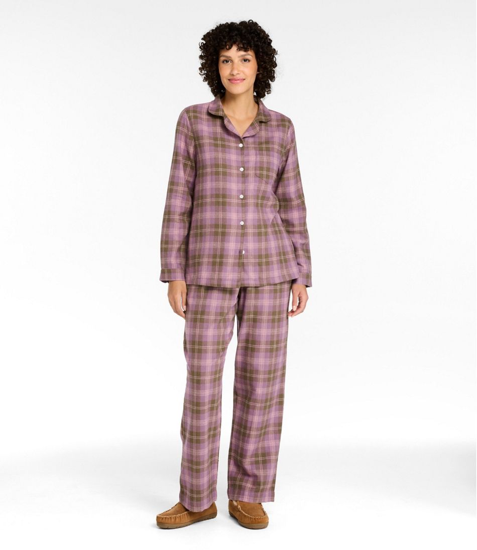 Women's Scotch Plaid Flannel Pajamas - Image 2