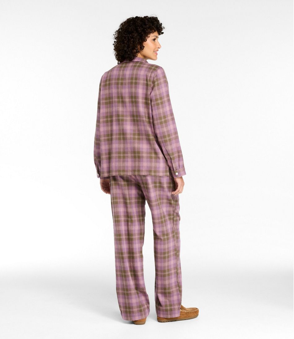 Women's Scotch Plaid Flannel Pajamas - Image 3