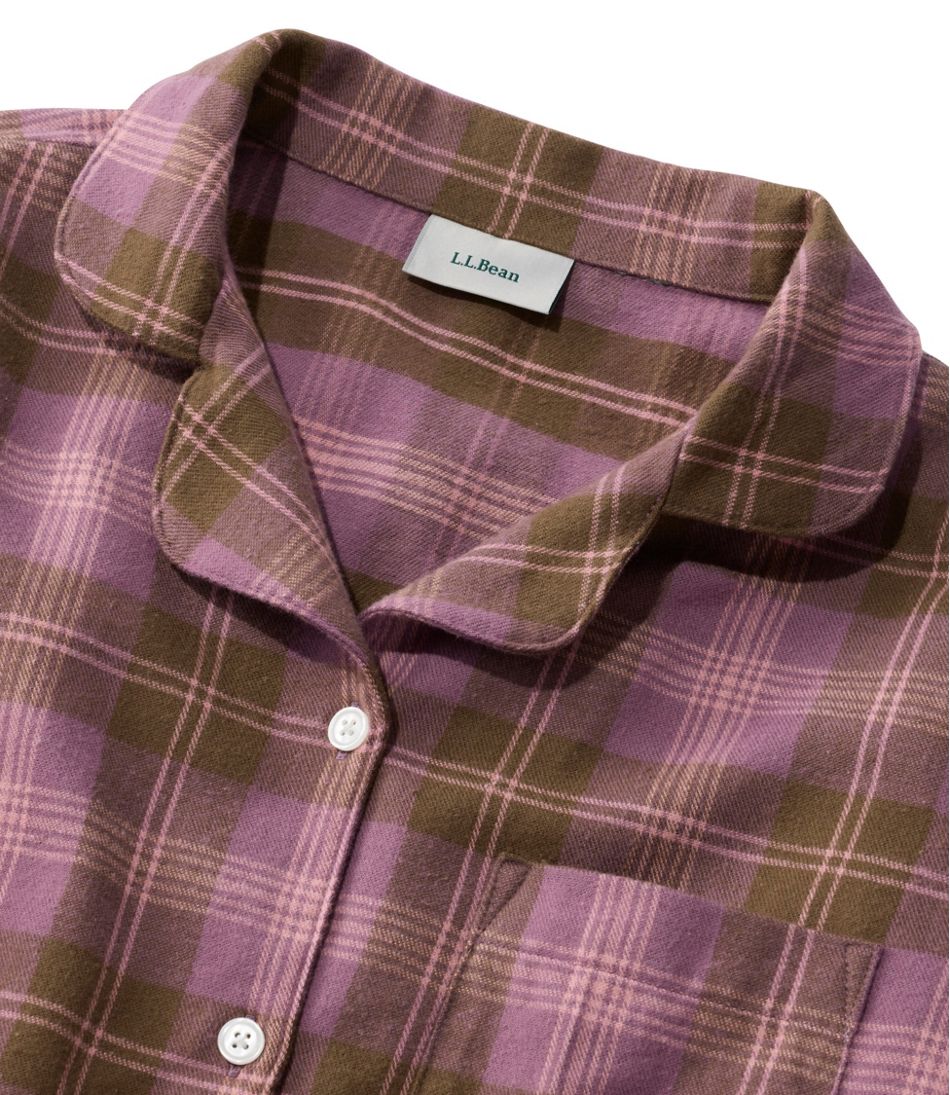 Women's Scotch Plaid Flannel Pajamas - Image 4