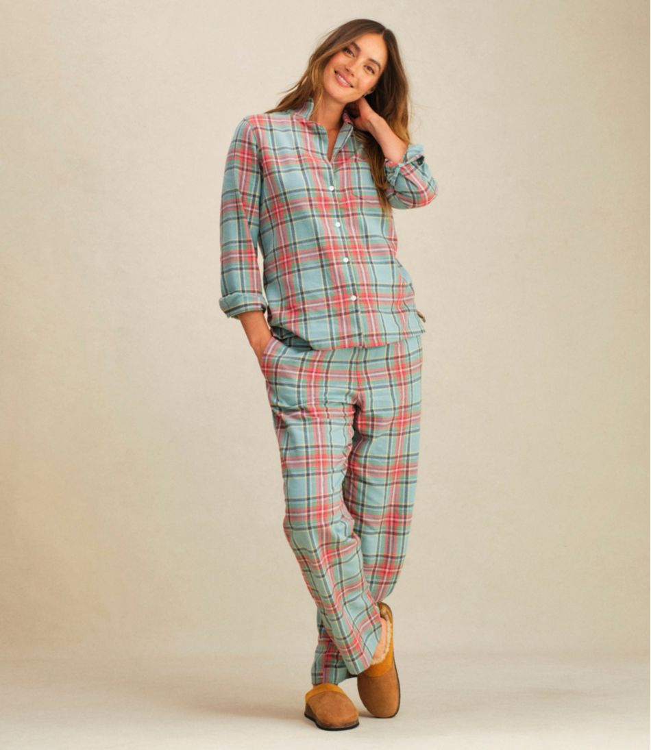 Women's Scotch Plaid Flannel Pajamas - Image 8