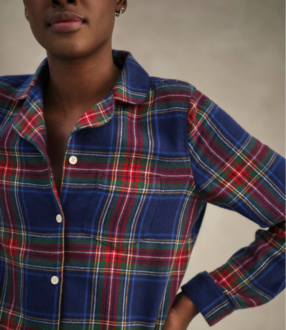 Women's Scotch Plaid Flannel Pajamas - Image 9