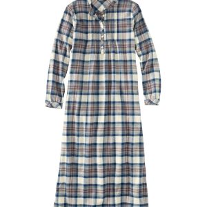 Women's Scotch Plaid Flannel Nightgown