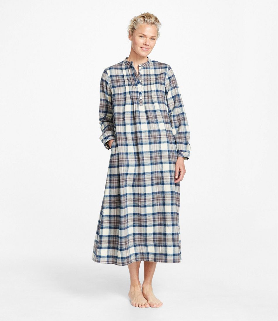 Women's Scotch Plaid Flannel Nightgown - Image 2