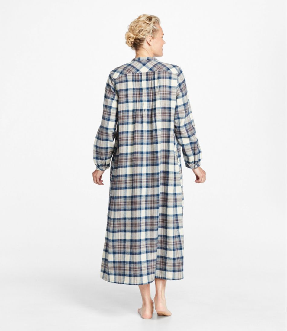 Women's Scotch Plaid Flannel Nightgown - Image 3