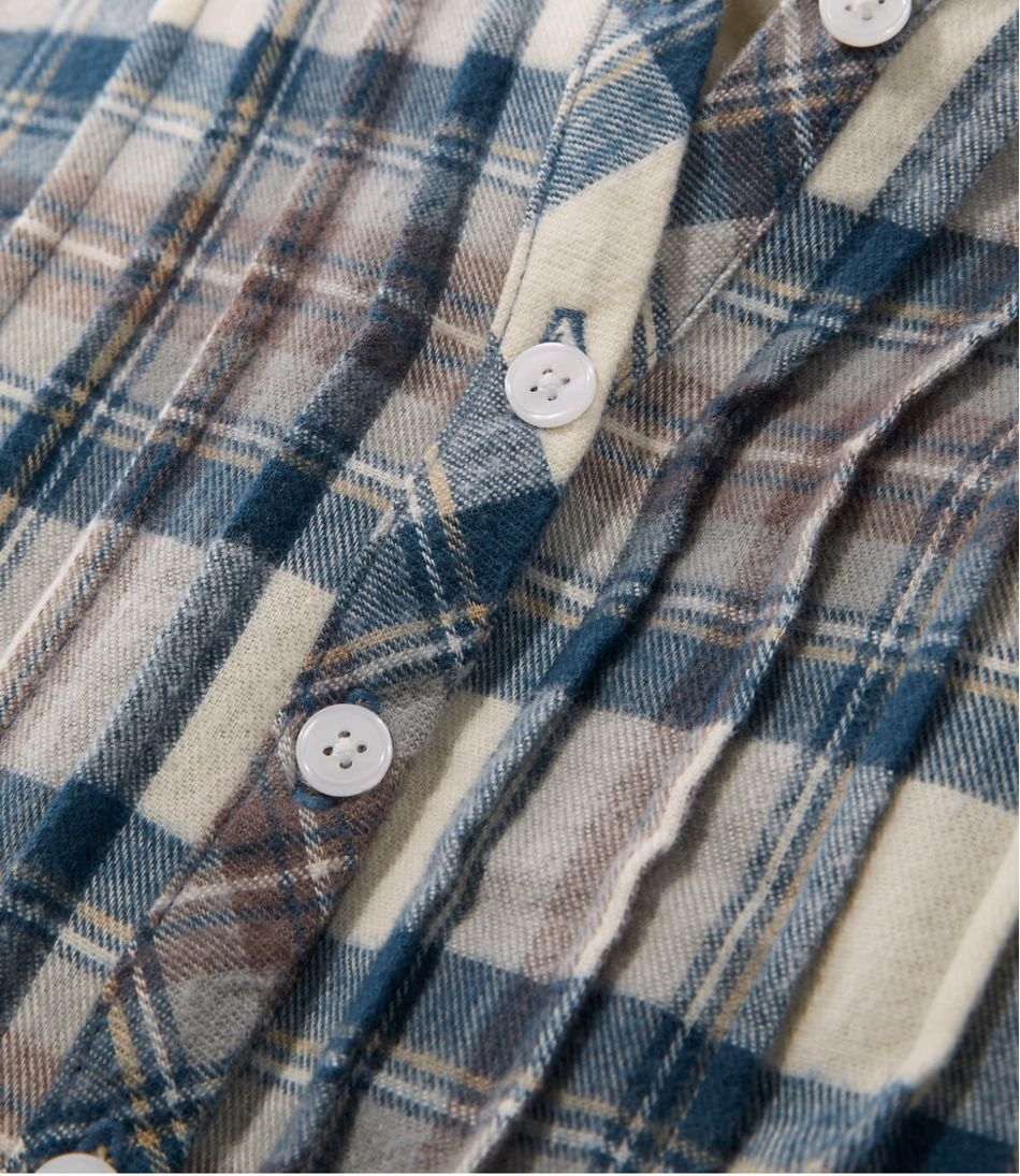 Women's Scotch Plaid Flannel Nightgown - Image 4
