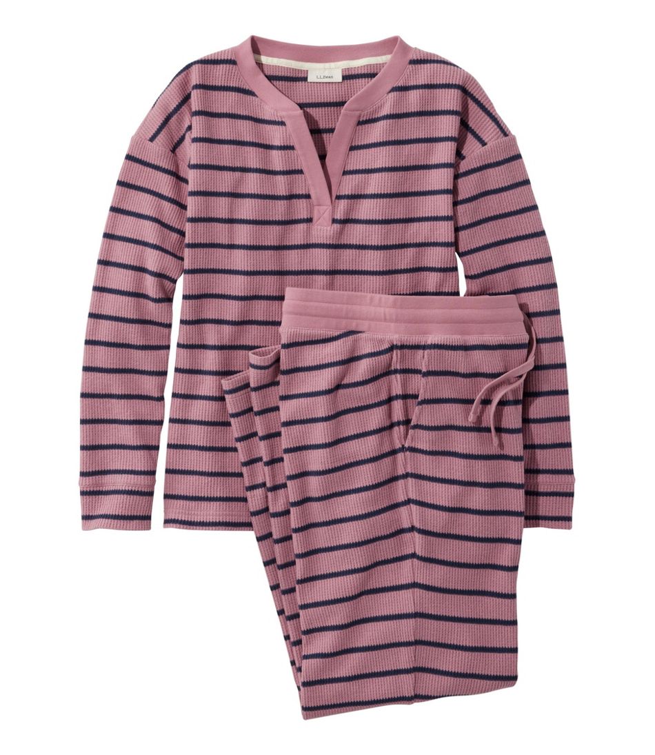 Women's Soft Waffle Sleep Set