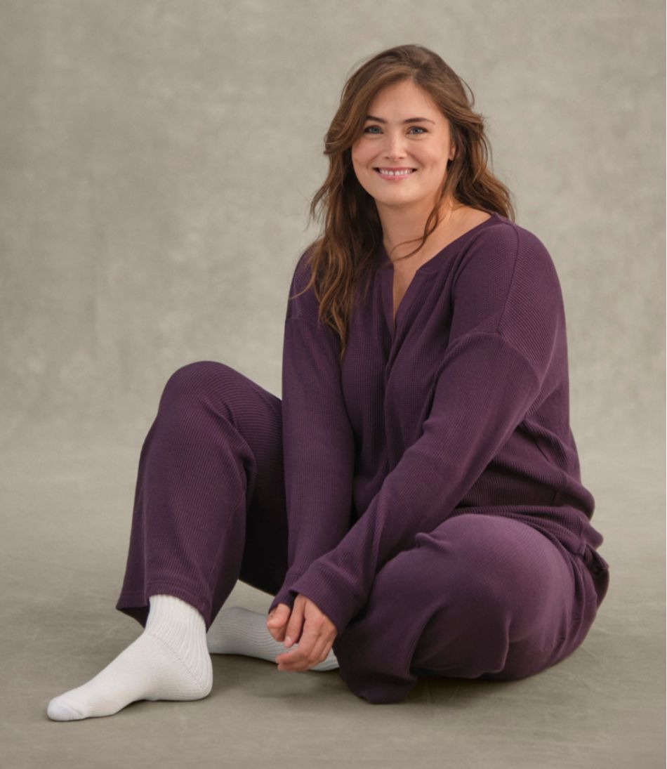 Women's Soft Waffle Sleep Set - Image 7