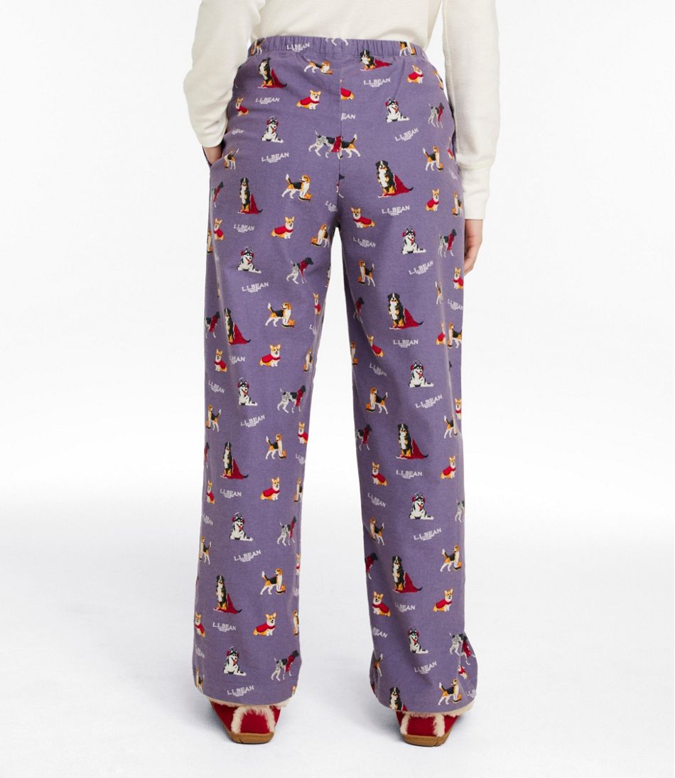 Women's L.L.Bean Flannel Sleep Pants, Print - Image 3