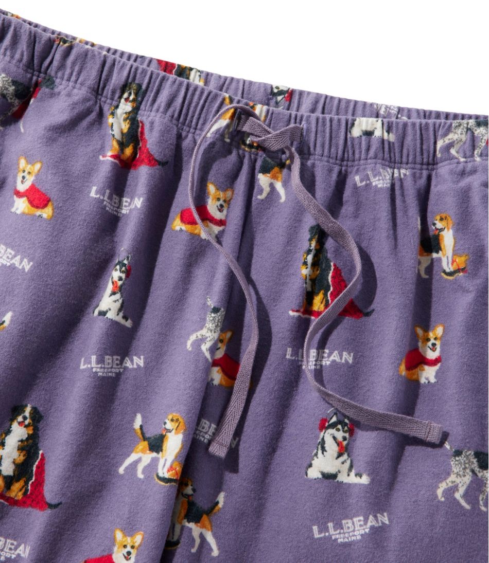Women's L.L.Bean Flannel Sleep Pants, Print - Image 4