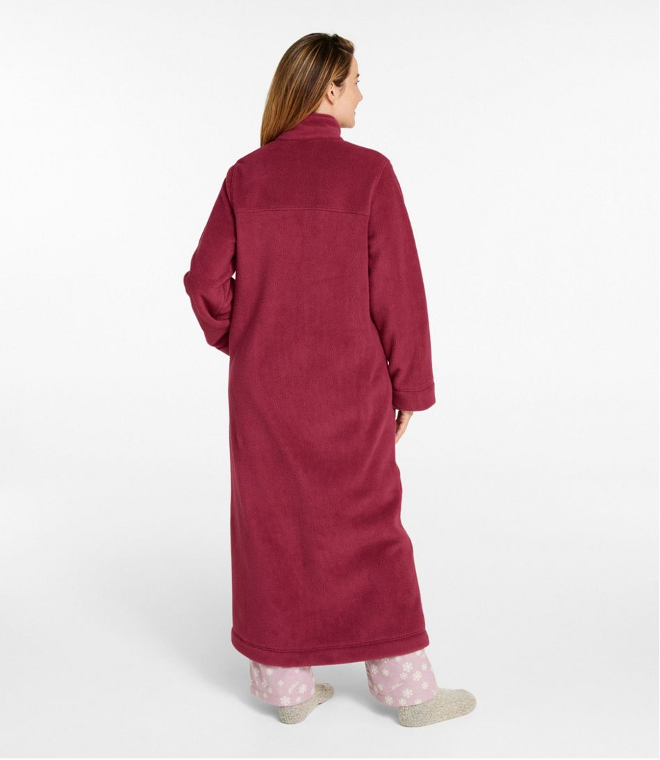 Women's Winter Fleece Robe, Zip-Front - Image 3