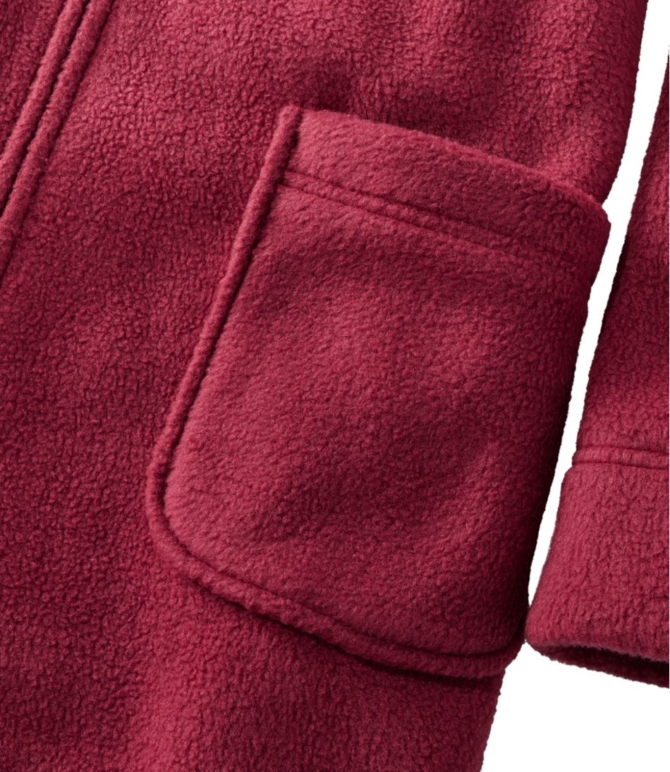 Women's Winter Fleece Robe, Zip-Front - Image 5