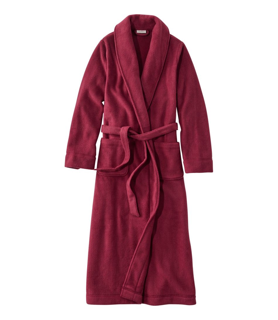 Women's Winter Fleece Robe, Wrap-Front