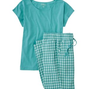Women's Bean's Seacoast Seersucker Pajama Pant Set