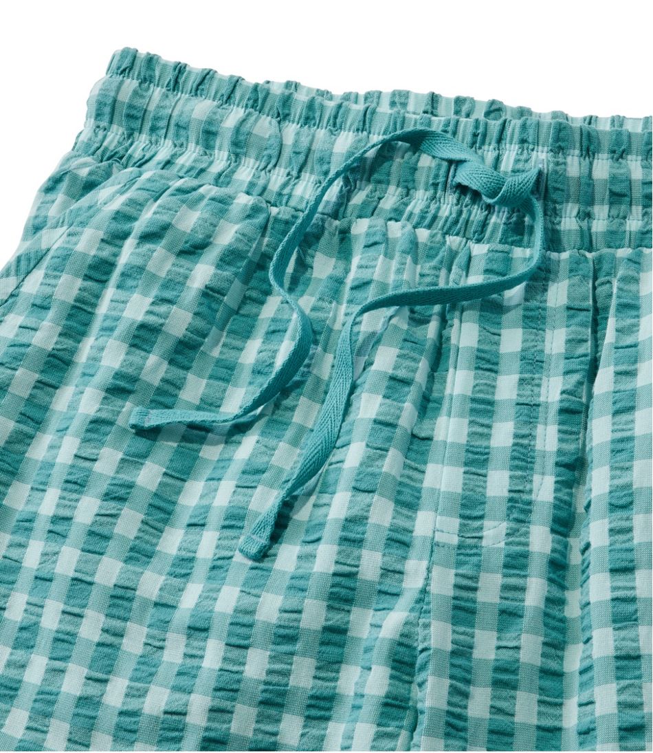 Women's Bean's Seacoast Seersucker Pajama Pant Set - Image 4