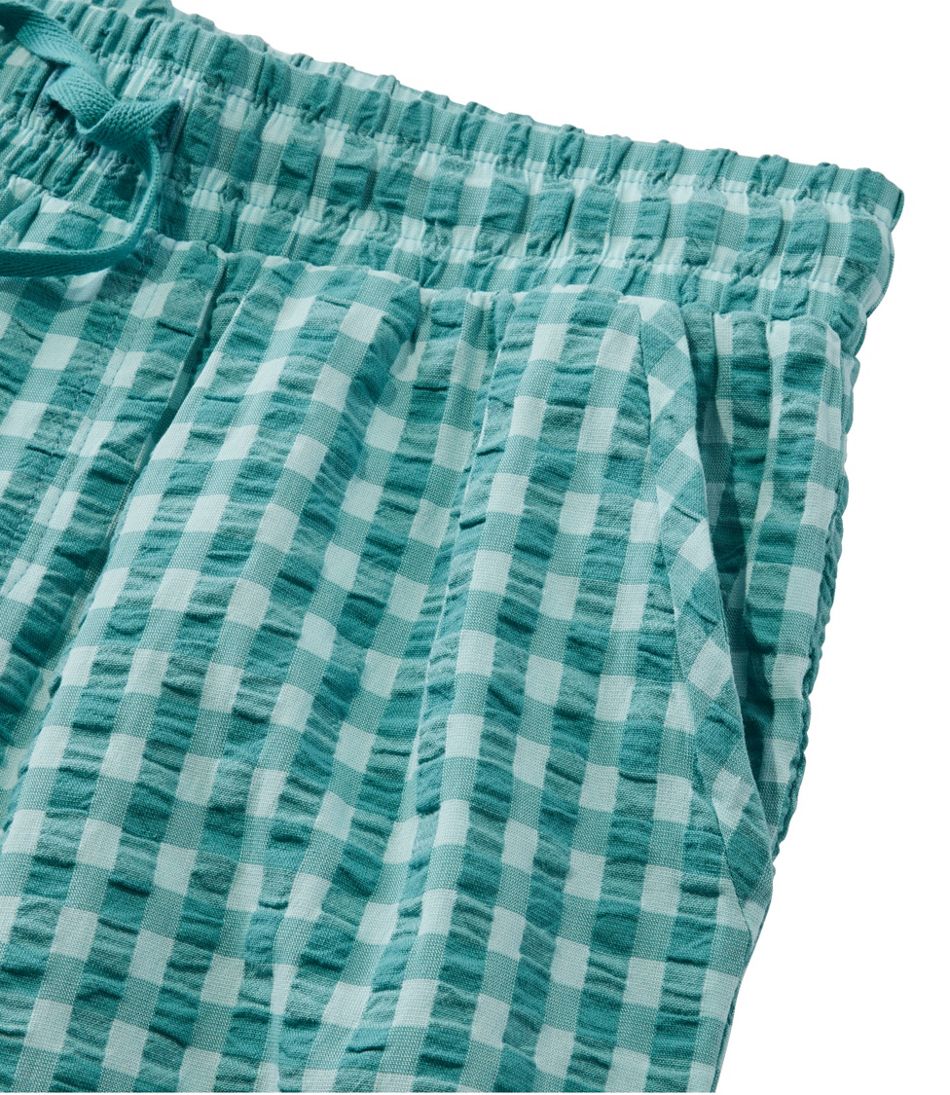 Women's Bean's Seacoast Seersucker Pajama Pant Set - Image 5