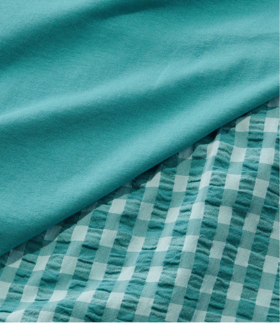 Women's Bean's Seacoast Seersucker Pajama Pant Set - Image 6