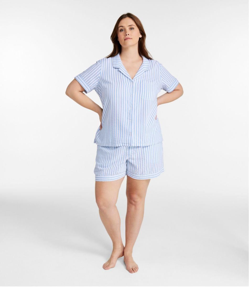 Women's Bean's Seacoast Seersucker Short Set - Image 2