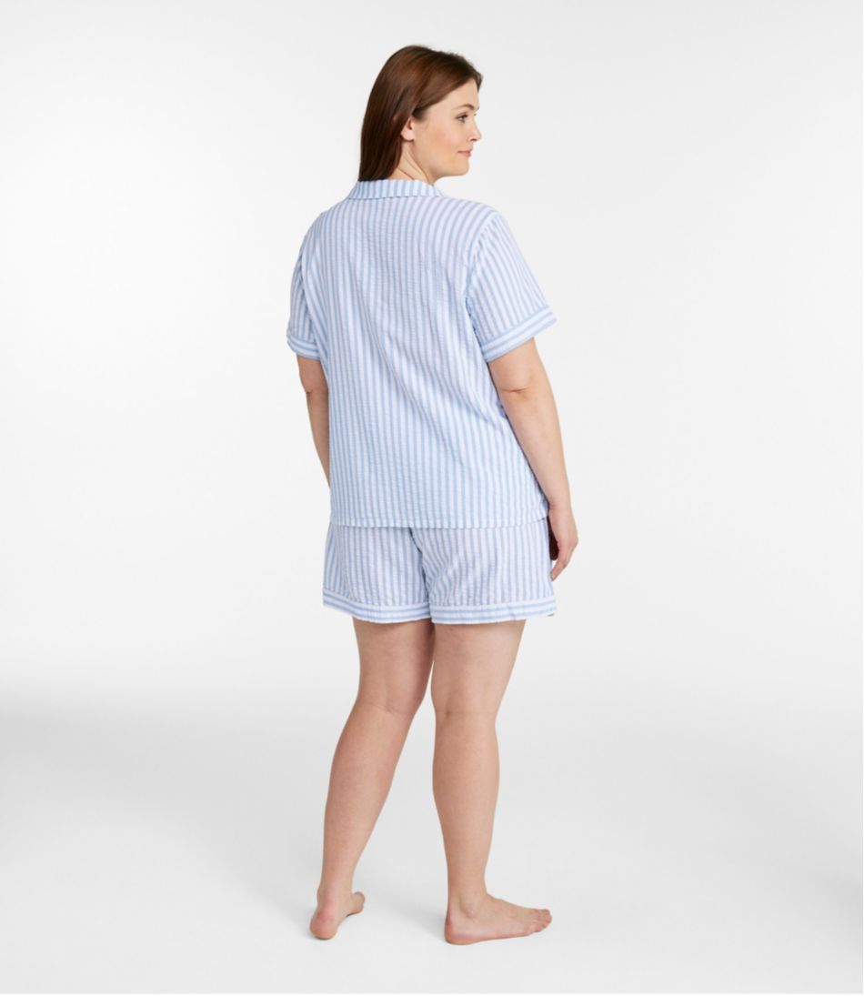 Women's Bean's Seacoast Seersucker Short Set - Image 3