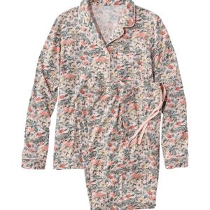 Women's Super-Soft Shrink-Free Pajama Set, Button-Front