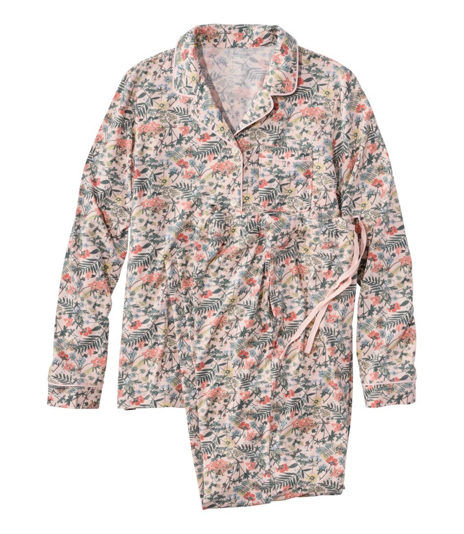 Women's Super-Soft Shrink-Free Pajama Set, Button-Front