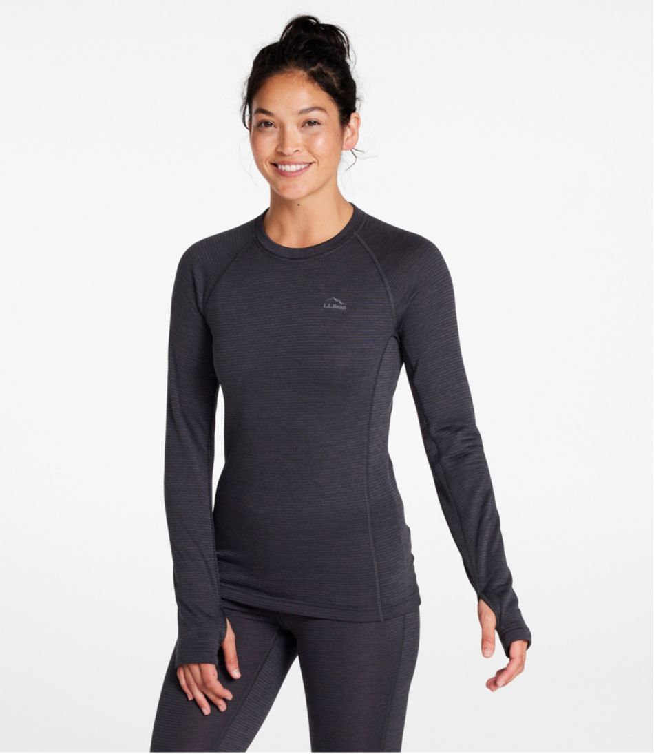 Women's L.L.Bean Midweight Base Layer Crew Top - Image 2