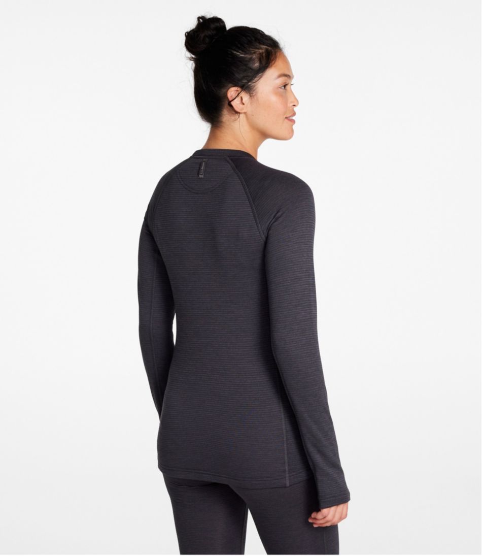Women's L.L.Bean Midweight Base Layer Crew Top - Image 3
